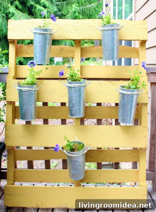 hanging pallet garden hanging pallet garden