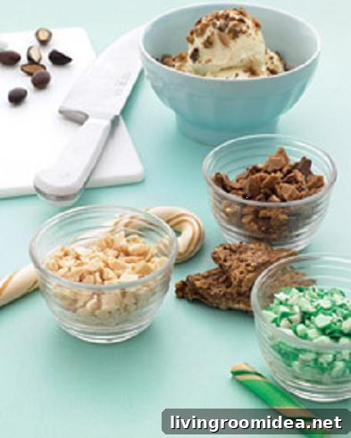party idea add your own toppings to ice cream