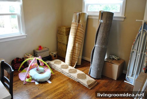 Essential Moving Checklists and Practical Packing Tips 6 Guest Bedroom With Furniture Packed and Rugs Rolled Up Ready For Moving Truck