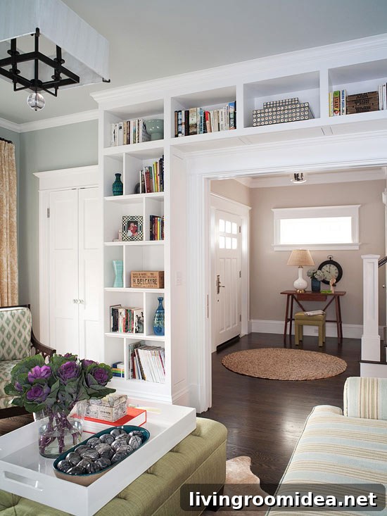 define an entry with bookcases img 31809 1 1