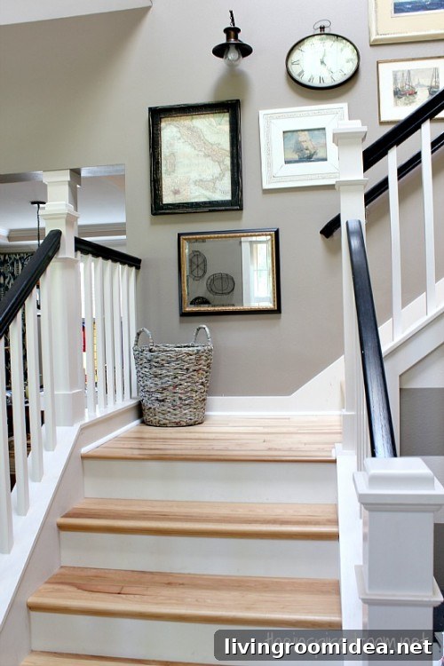 Staircase Makeover Hickory Wood Floors img 32193 3