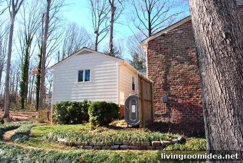 Daytime exterior view from neighbor's distance