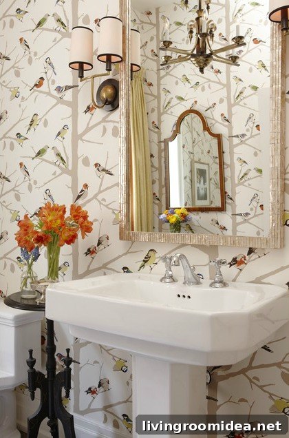 sarah's house 4 bathroom wallpaper img 32920 6