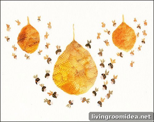Bee print