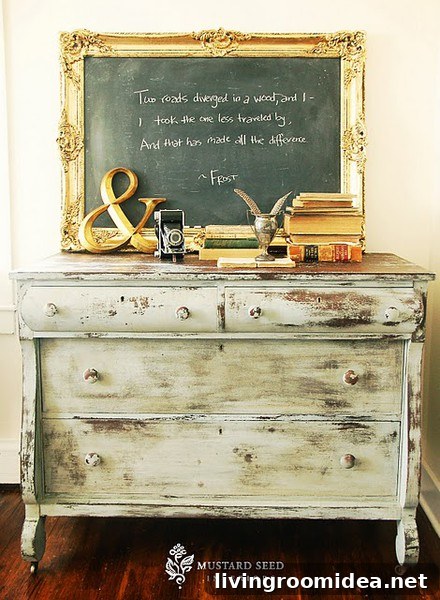 chalkboard vignette