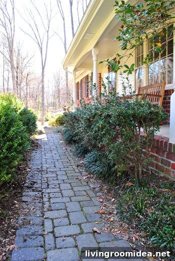 Front porch and path