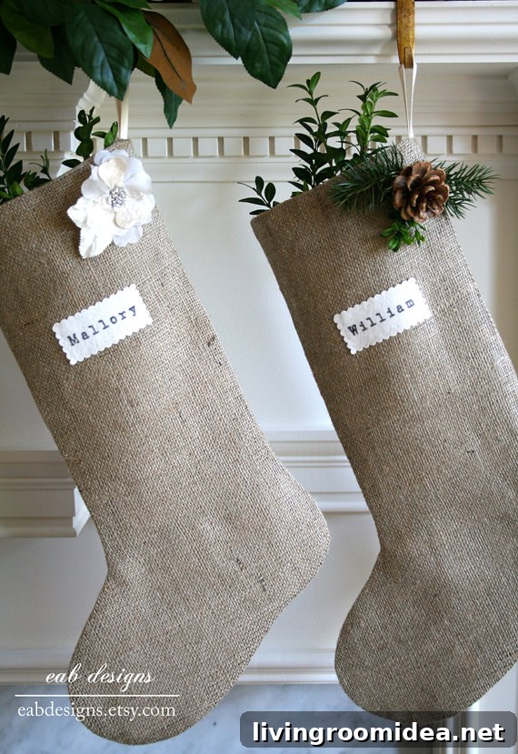 burlap christmas stockings img 36844 10