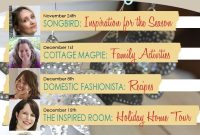 Holiday Home Tour & Christmas Linky Party Dates