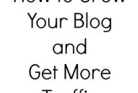 Increase Blog Traffic and Grow Your Audience Fast