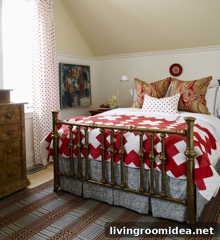 sarah richardson cottage bedroom