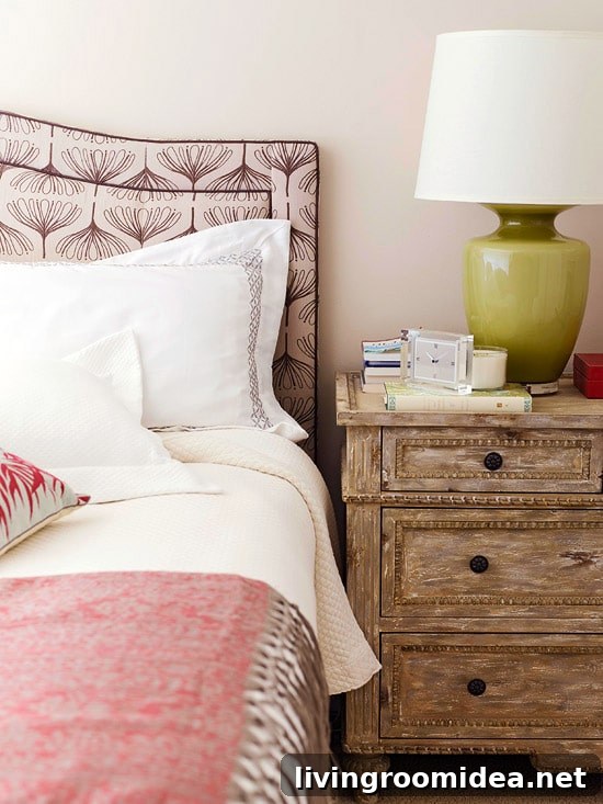 scarf at foot of bed winter room