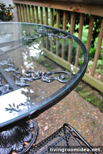 Table after painting