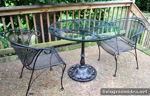 Patio set styled