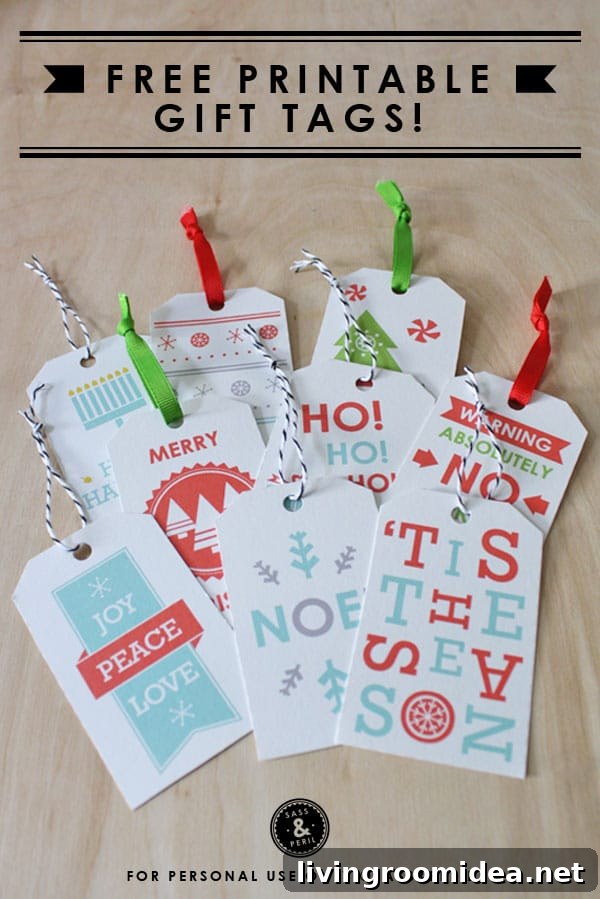Free-Printable-Gift-Tags Free printable gift tags collage