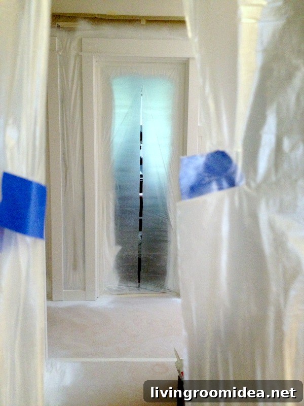 plastic for spraying paint woodwork img 39106 5
