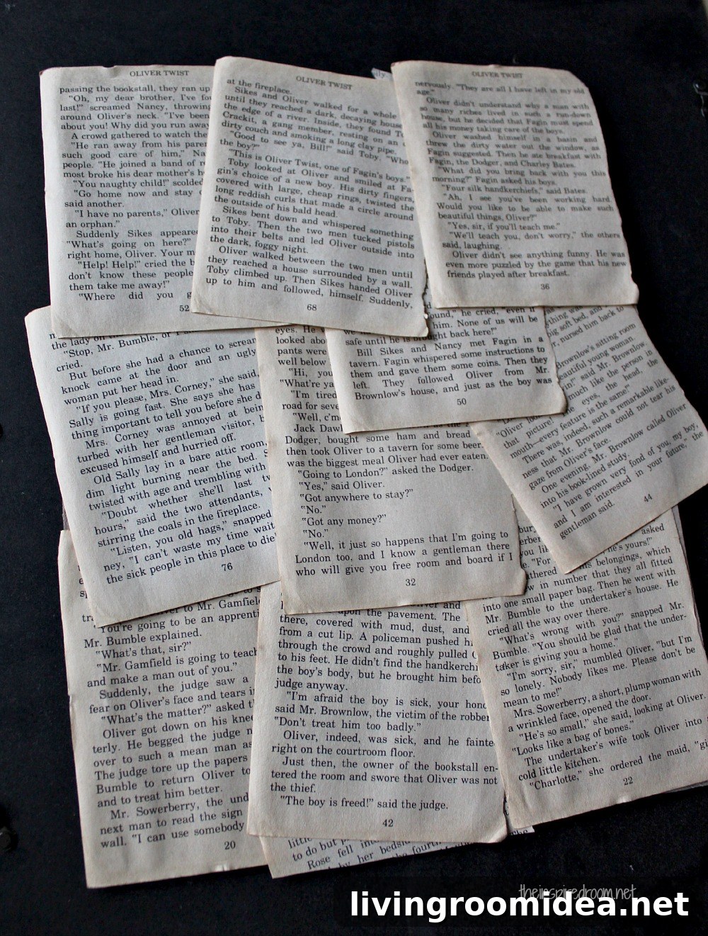 DIY Art Book Pages