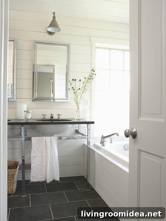cottage modern bathroom