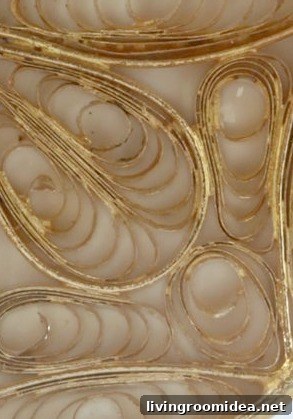 Powder Room Makeover Reveal: Budget-Friendly Second Remodel 16 anthropologie inlaid filigree knob