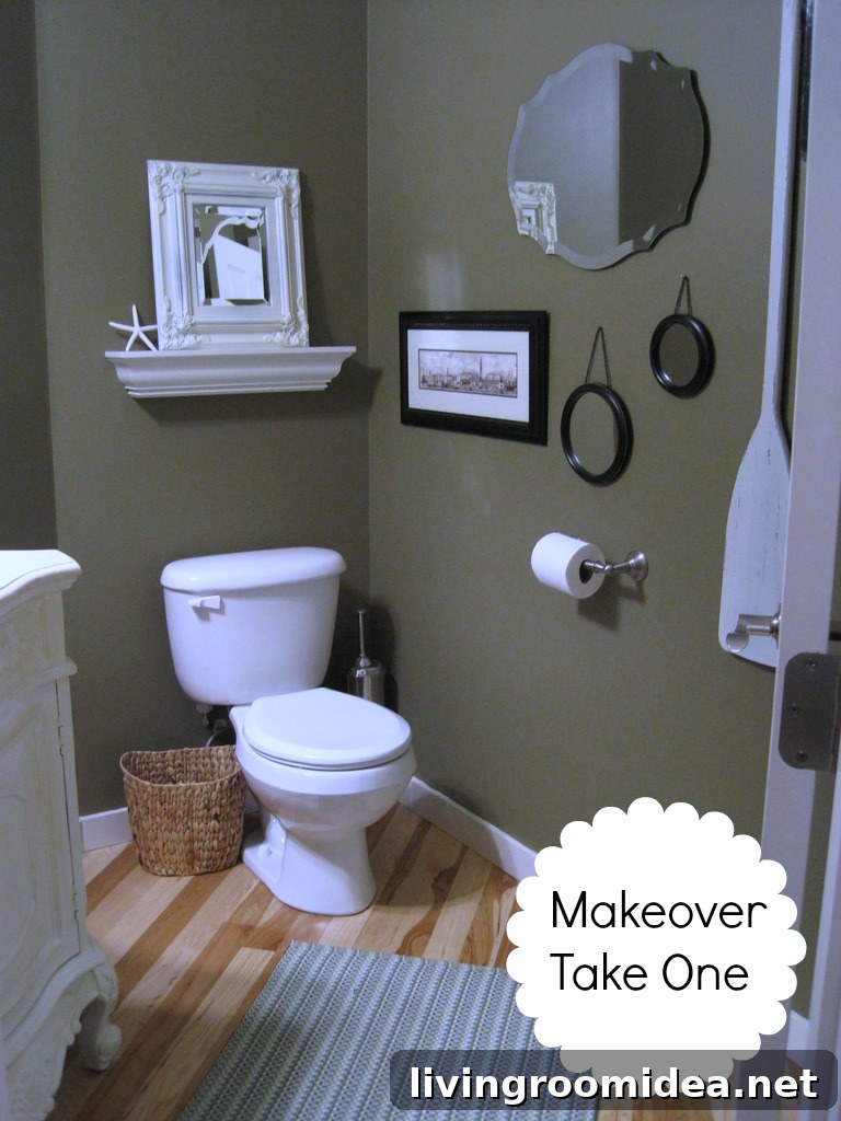 Powder Room Makeover Reveal: Budget-Friendly Second Remodel 5 powder room makeover take one