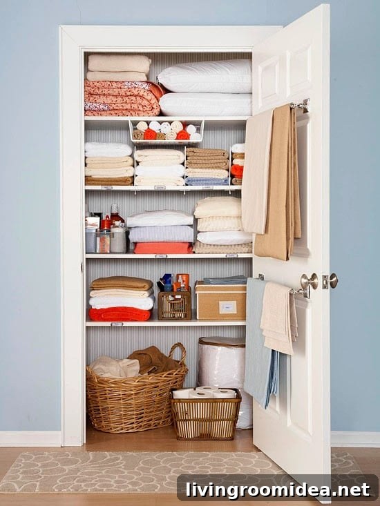 11 Creative Ways to Spring-Clean and Organize Your Home 13 Linen-Closet-Organization