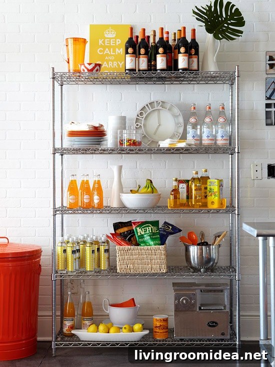Freestanding-Pantry-Organization