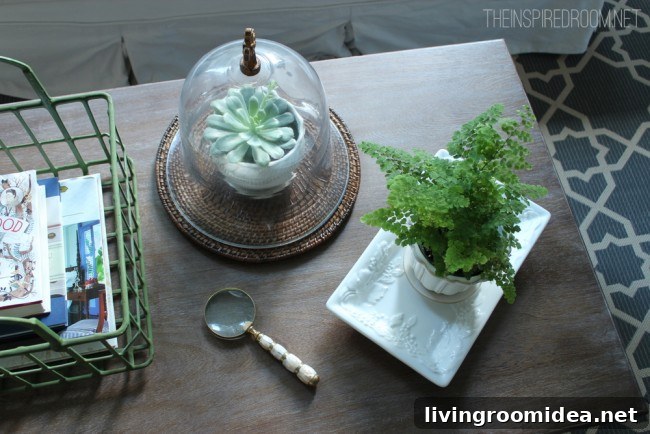 coffee table styling