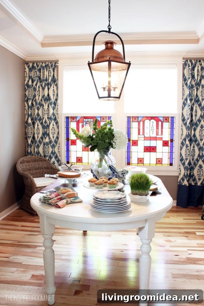 spring dining room
