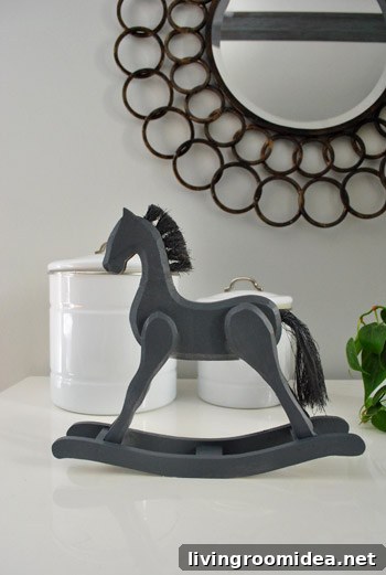 Finished rocking horse Bosley
