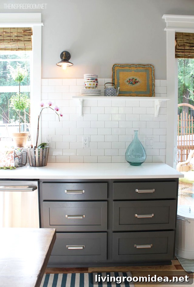 Kitchen Remodel: Before and After Reveal of a Stunning Update 2 kitchen remodel with benjamin moore gray kitchen cabinets