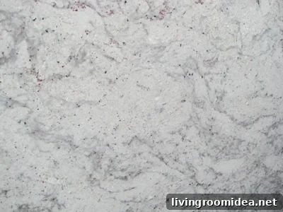 Close-up of Pashmina countertop