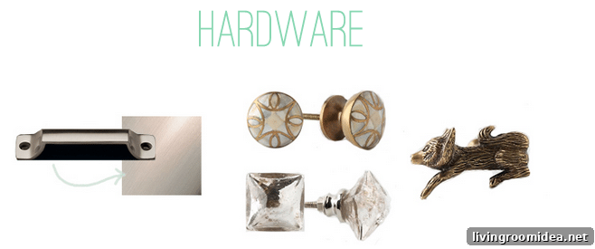 kitchen hardware from anthropologie and restoration hardware