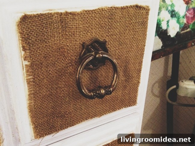 Burlap craft idea