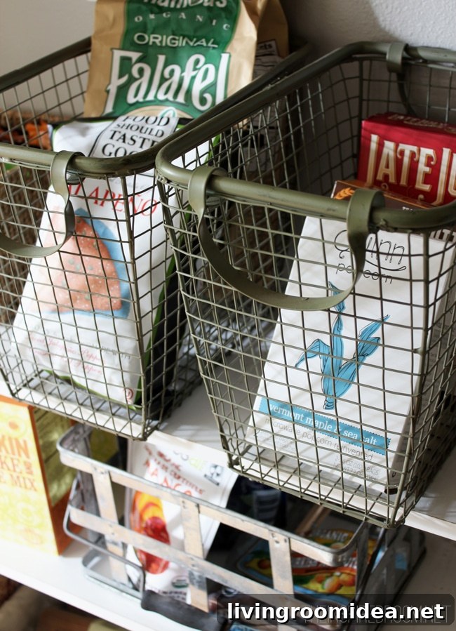 How I Organize My Home: Practical Room-by-Room Systems 4 pantry organization with wire baskets