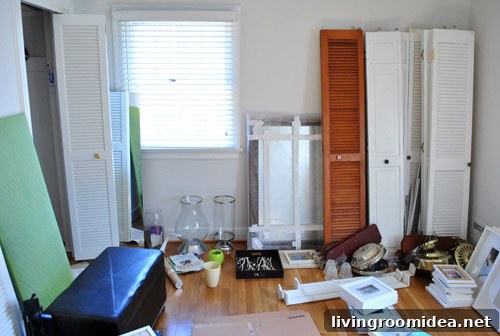 Unfinished guest room