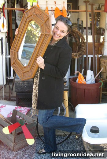 Thrifted mirror