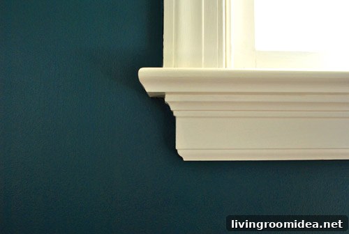 Teal guest room