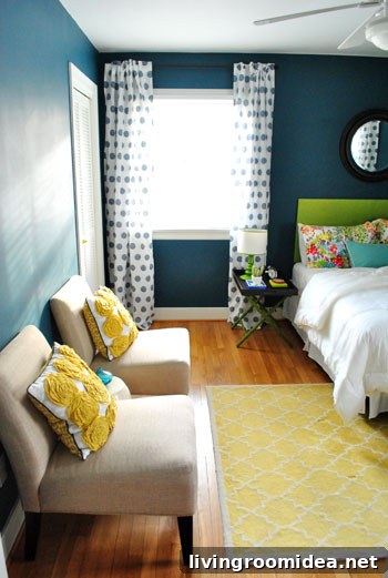 Finished guest bedroom