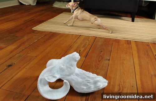 Resin ram with dog