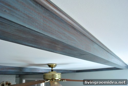 Gray-washed beam