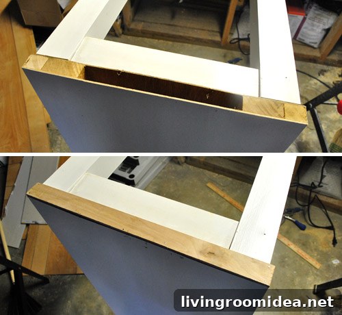 DIY Kids Art Desk Built Into a Cabinet Door: Step-by-Step Guide 10 Almost finished small desk