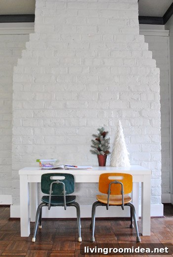 DIY Kids Art Desk Built Into a Cabinet Door: Step-by-Step Guide 11 Child at new desk
