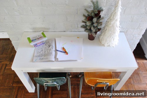 DIY Kids Art Desk Built Into a Cabinet Door: Step-by-Step Guide 12 Vintage chairs with desk