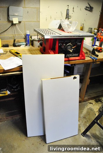 DIY Kids Art Desk Built Into a Cabinet Door: Step-by-Step Guide 8 Reassembling the table