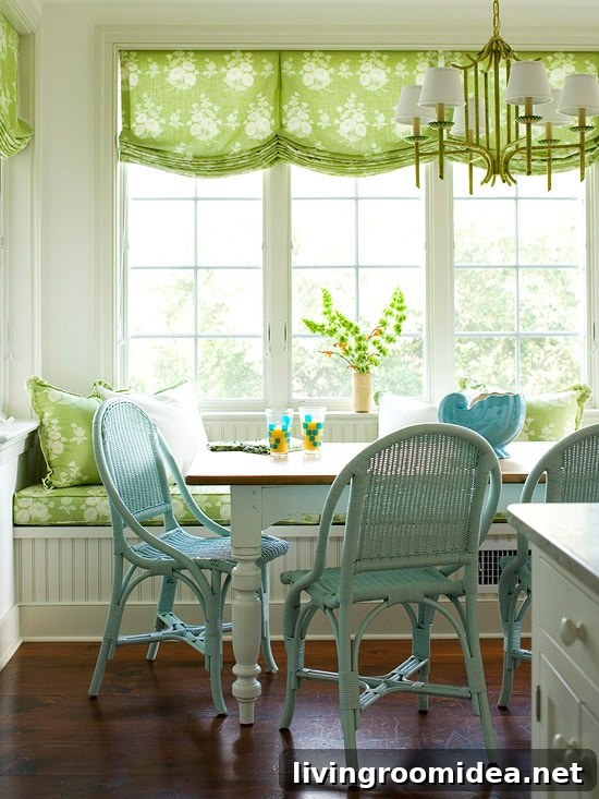 spring dining space