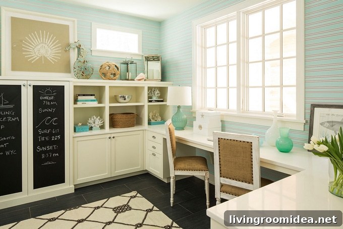 Fresh Spring: Discover Your Home’s Seasonal Style Quiz 6 pretty home office martha o'hara interiors