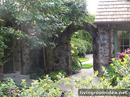 stone entrance gate stone entrance gate