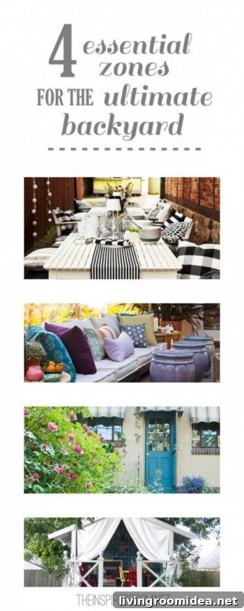 4 Essential Backyard Zones