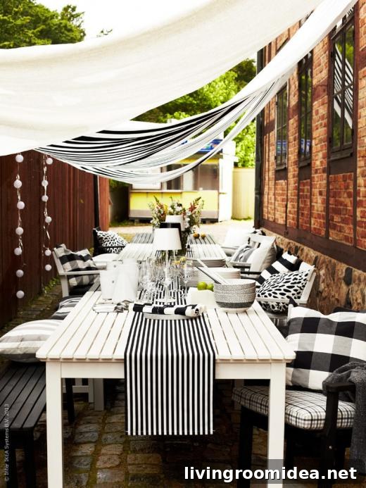 Pretty Outdoor Dining Area