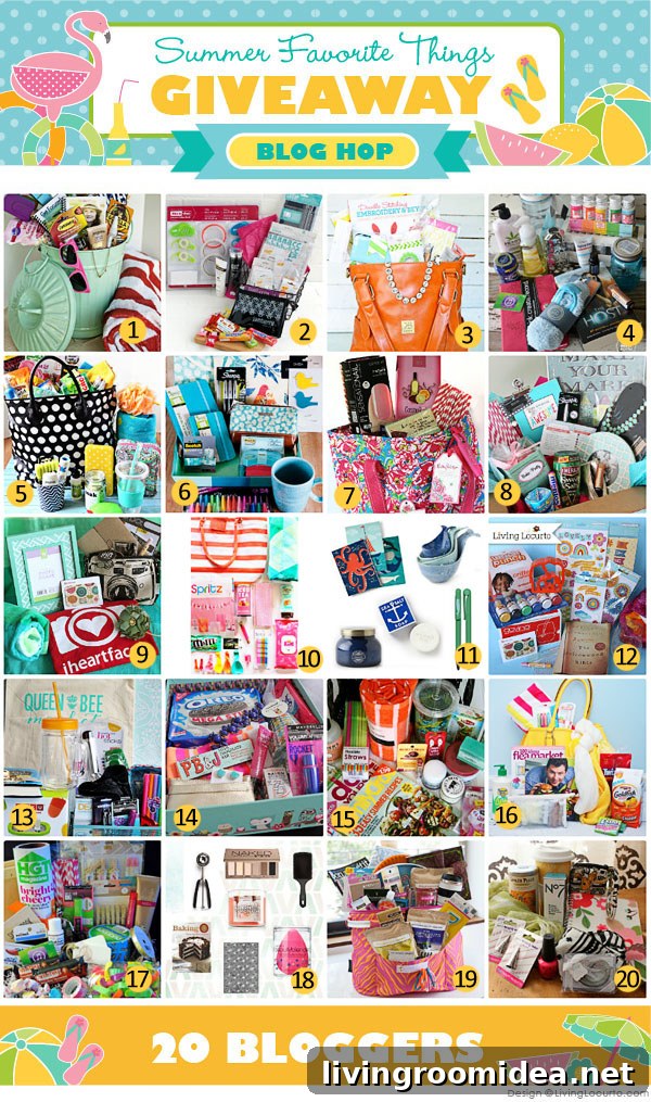 Summer Favorites: 20-Blog Hop Giveaway Guide 4 Summer Favorite Things Blog Hop & Giveaway