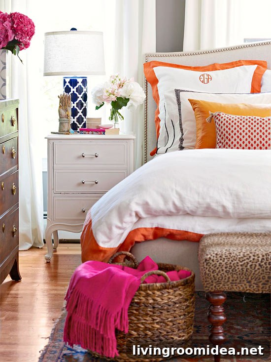 mixing wood and white decorating style